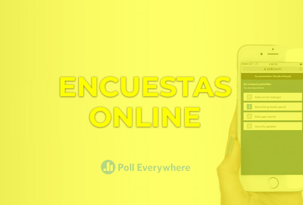 encuestas online poll everywhere